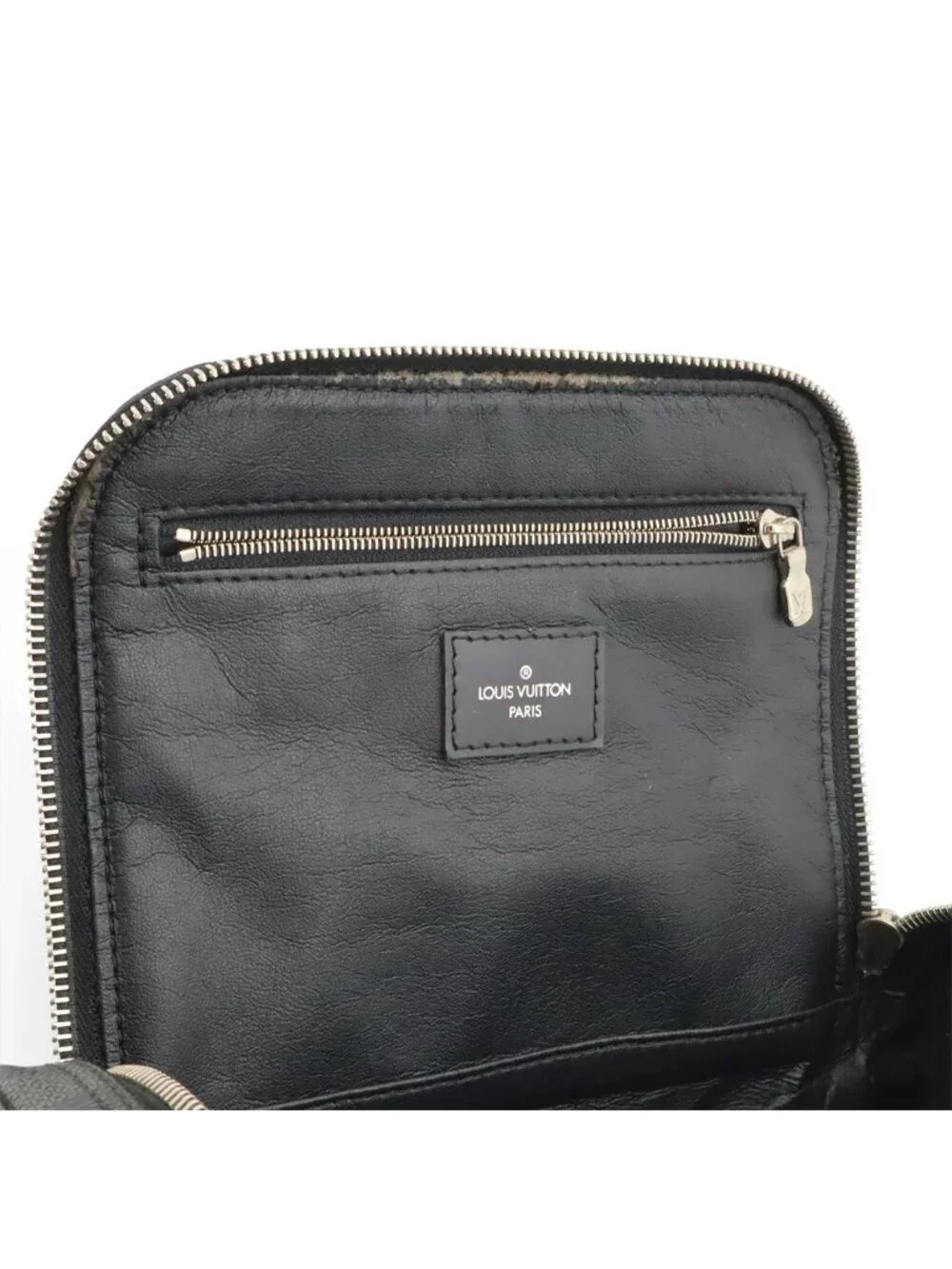 Louis Vuitton Damier Graphite Toilet Pouch Travel Clutch Handbag